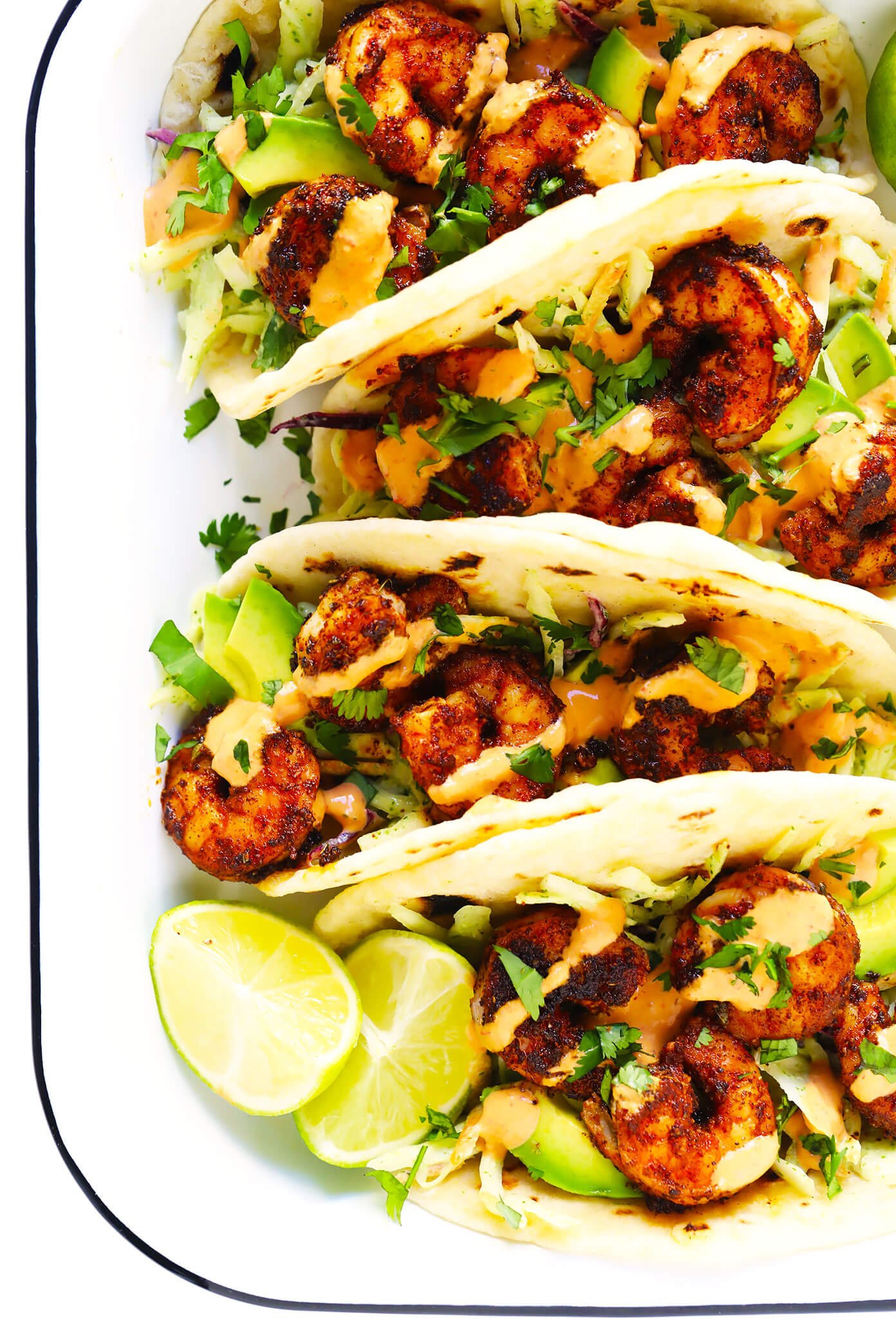 Shrimp Tacos Gourmet Food